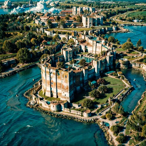 a fort on boyard bank,the île-d'aix and the île d'oléron in the pertuis d'antioche straits,on the west coast of france,detailed ...