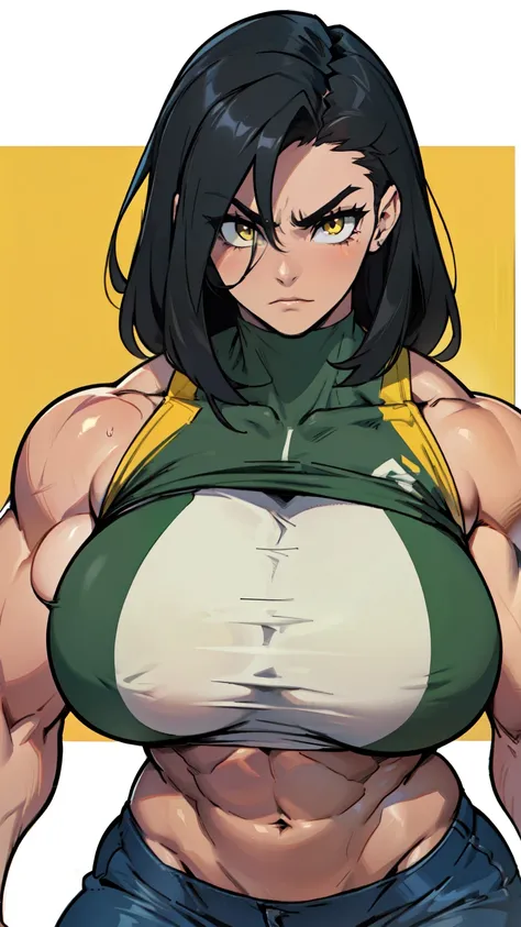 ((((muscular girl massive breasts)))) sad pale skin black hair yellow eyes bodybuilder thick thick thick thick thick thick thick thick thick thick thick thick thick thick thick thick thick thick thick thick skintight