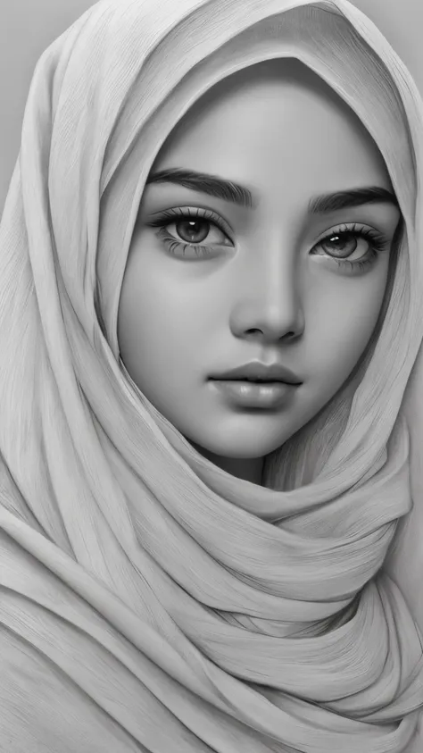 (best quality, high resolution), full screen of angel face, malay hijab girl, perfect eyes, perfect nose, perfect lips, delicate...