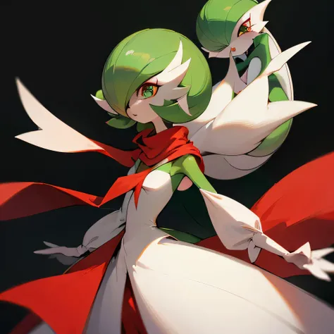 Gardevoir, hembra, pokemon, gardevoir pokemon, RED SCARF, bufanda roja