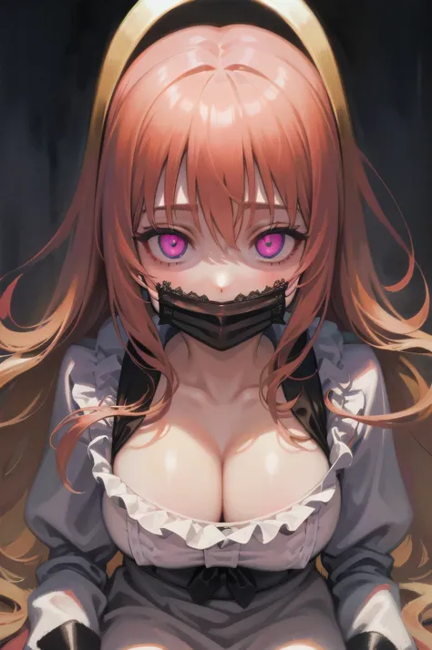 (Tabletop:1.0), (highest quality:1.4), (High resolution:1.2),(Latex lace mouth mask:1.3), Open your mouth,  Sharp contours,  boyish, highest quality, masterpiece,Glasses,Voice of the Heart,Breast milk,yandere,nsfw