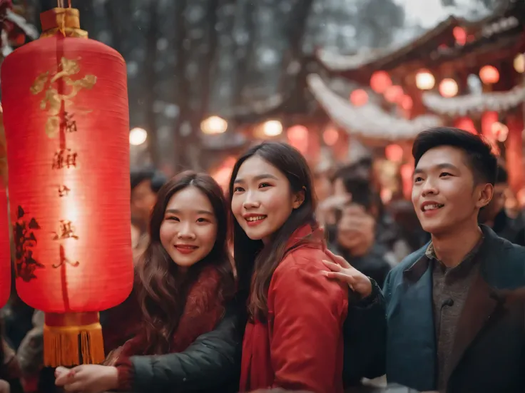 People celebrate Chinese New Year