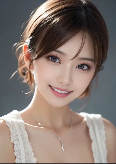 one girl, makeup:1.3、eyeshadow 1.3、(wear trendy fashion:1.2), (raw photos, highest quality), (realistic, realistic:1.4), tableto...