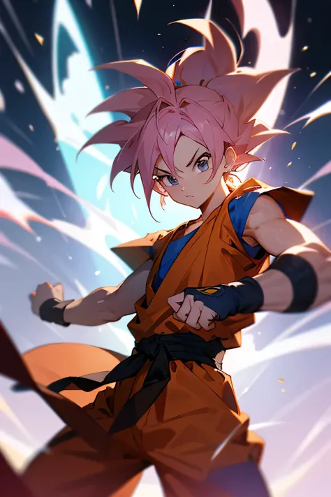 goku ultra insting pink hair moves