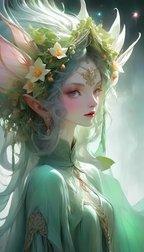 ELF,in style of Anna Dittmann,