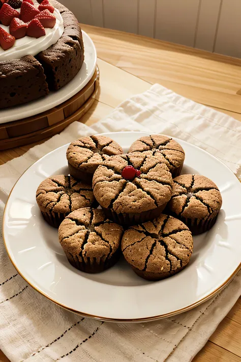 baked goods on a beautiful plate