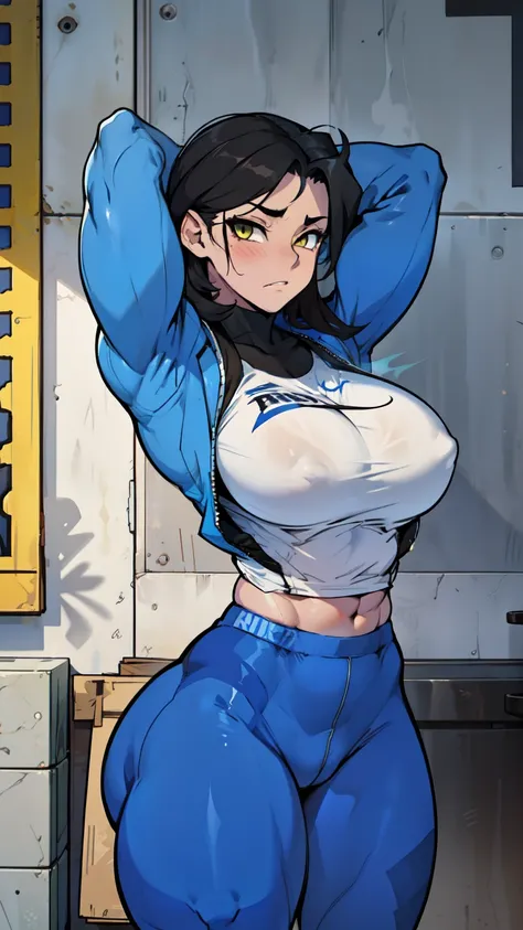 ((((muscular girl massive breasts)))) sad pale skin black hair yellow eyes bodybuilder thick thick thick thick thick thick thick thick thick thick thick thick thick thick thick thick thick thick thick thick skintight