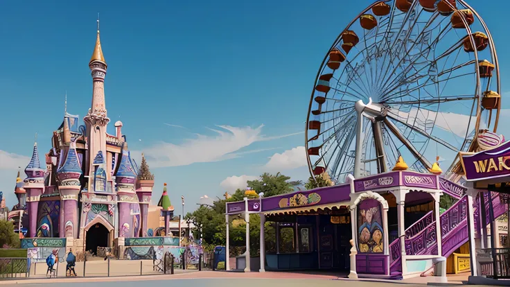 amusement park attractions inspired by the musical wonka