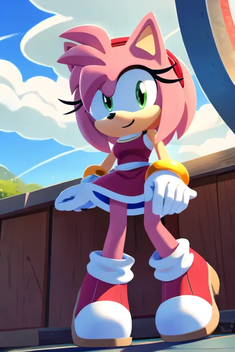 amy rose la eriza  de la serie de sonic