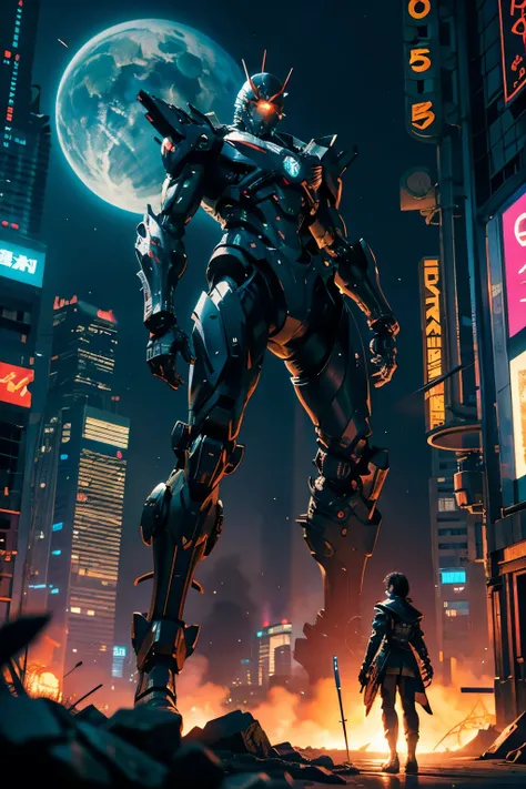 8k Epic Anime in Cyberpunk Style - Striking Anime Set in a Futuristic Neon-Filled Metropolis:

Immerse yourself in the vibrant world of this 8k anime masterpiece, showcasing charismatic characters, a captivating female lead, and breathtaking visuals. The s...