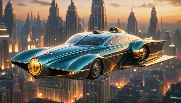 art deco style flying car, art deco sci-fi,

(best quality,4k,8k,high resolution,masterpiece:1.2),extremely detailed,(practical,...