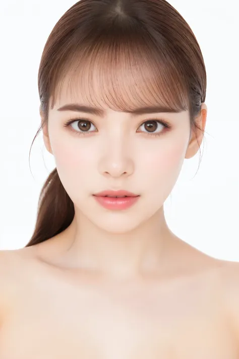 (tabletop、highest quality、8k、award-winning works、ultra-high resolution)、one woman、(face close-up:1.4)、perfect beautiful face、(cl...