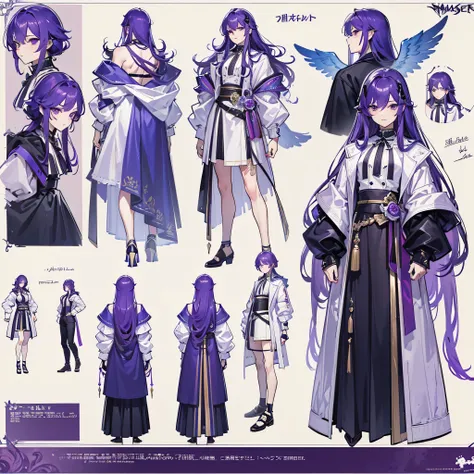 (Masterpiece, best quality), detailed, 1 man, ((character concept art)), ((character design sheet, same character, front, side, back)), full body, body complete, 1 Male, 1 Man, Detailed face, character design sheet，full bodyesbian, Highly detailed, charact...