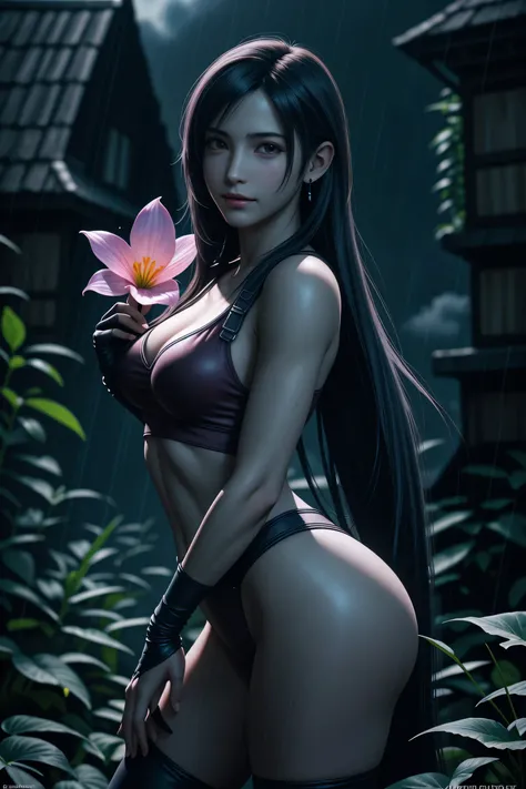 The best one,Tifa,Tifa･Lockhart,Final Fantasy 7,FF7,Photorealistic,Ultra HD,high quality,masterpiece,Digital SLR,Detailed details,Intricate details,Anatomical basis,Depicted in detail,A detailed face,Realistic skin texture,Vivid details,Perfect Anatomy,Per...