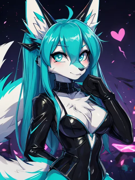 Miku Hatsune, alta definicion, orejas de kitsune, she venom