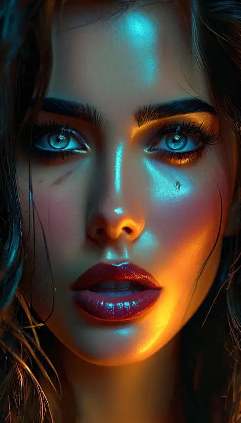 a girl with beautiful detailed eyes, beautiful detailed lips, extremely detailed eyes and face, long eyelashes, realistic, photorealistic, photo-realistic, 4k, 8k, highres, masterpiece, ultra-detailed, realistic lighting, melancholy expression, tears in he...
