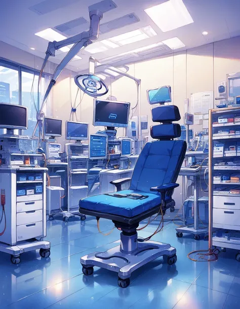 source_anime,score_9, score_8_up, score_7_up, score_6_up, score_5_up, rating_safe, background, operating room, chair,