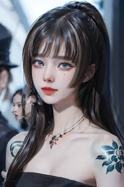 (NSFW:0.7),beautiful girl college student, masterpiece, light makeup, Red lips, Silver Hair, Disheveled long hair, Street background, beautiful, elegant. Extremely fine detail, Master Works, Authentic texture, Realism in film lighting, Perfect job, 16k, Hi...