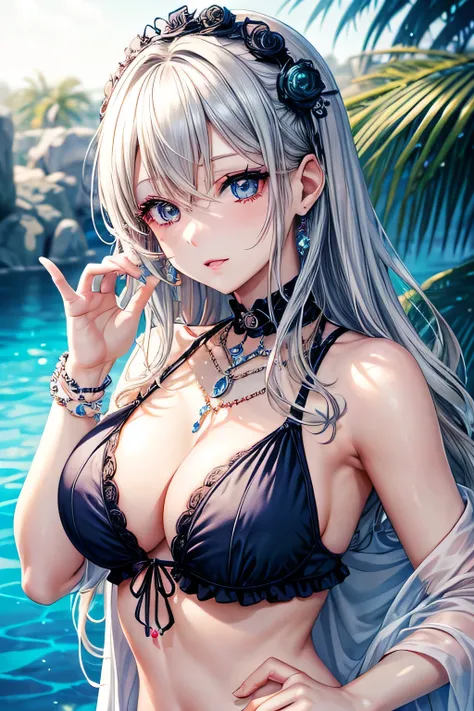 Visual Kei,Swimwear,Beautiful Eyes,Jewelry Eye,beautiful girl,Sexy Beautiful Eyes