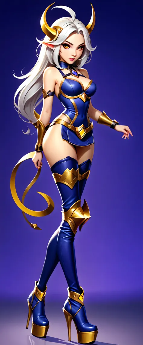 soraka, bondage,  bdsm, high heel boots , best quality, masterpiece, league of legends