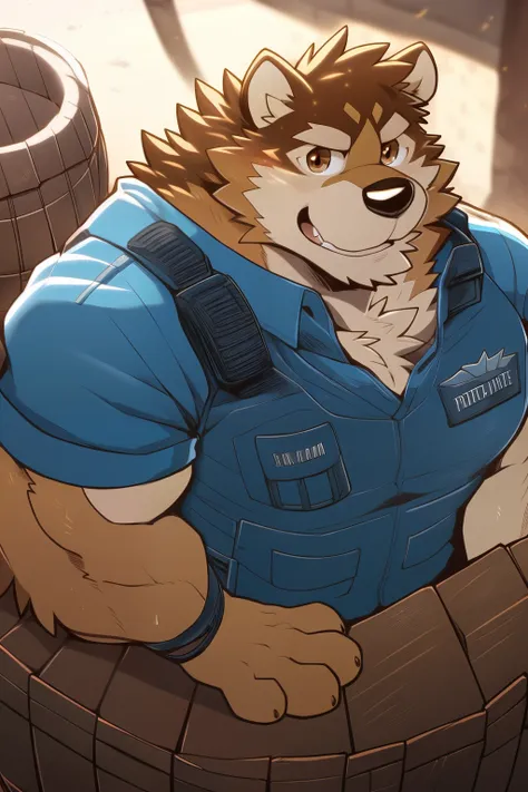 author: takemoto arashi, (1 boy), one, barrel, men's second, kemono, hot body, muscle, beautiful, sexual, attractive guy, (detai...