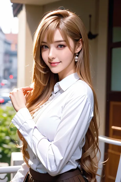 18 year old beautiful girl, Big eyes, Big Breasts, thin, 8k, highest quality, (Very detailed head: 1.0), (Highly detailed face: 1.0), (Very thin hair: 1.0), Maid clothes, High-resolution official artwork, Anime Moe Art Style, Beautiful and detailed anime a...