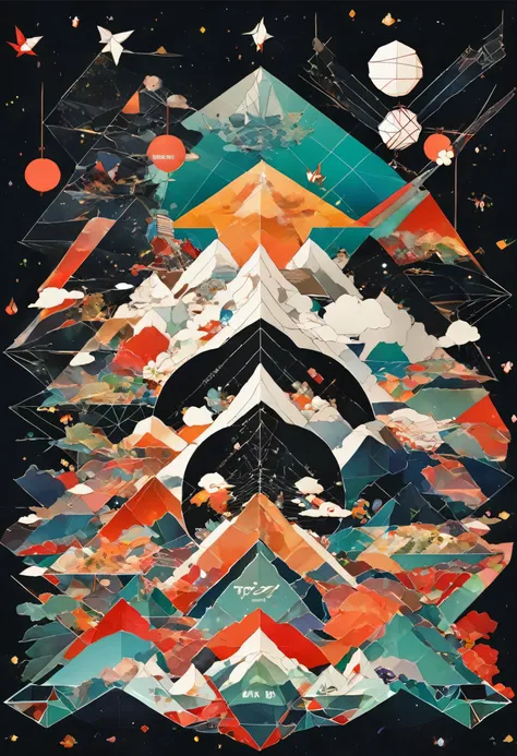 Album music japanese math rock theme polaris origami