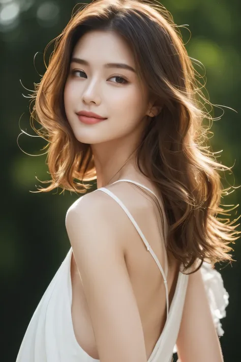 (Ultra-high Definition, 8K, Masterpiece :1.3), 1 supermodel, radiant beauty with emphasis on captivating 22-year-old features: 1.3, long wavy hair, flawless facial structure, striking eyes, captivating smile, ramp
(Hyperrealistic, high resolution :1.3), 1 ...