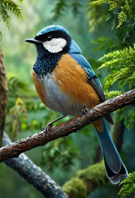 there is a bird that is sitting on a branch in the forest, majestic!!! beautiful!!!, beautiful and graceful, beautiful!!!!!!!!!, beautiful gorgeous, very sharp and detailed photo, gorgeous beautiful, very sharp and detailed image, has a very realistic look...