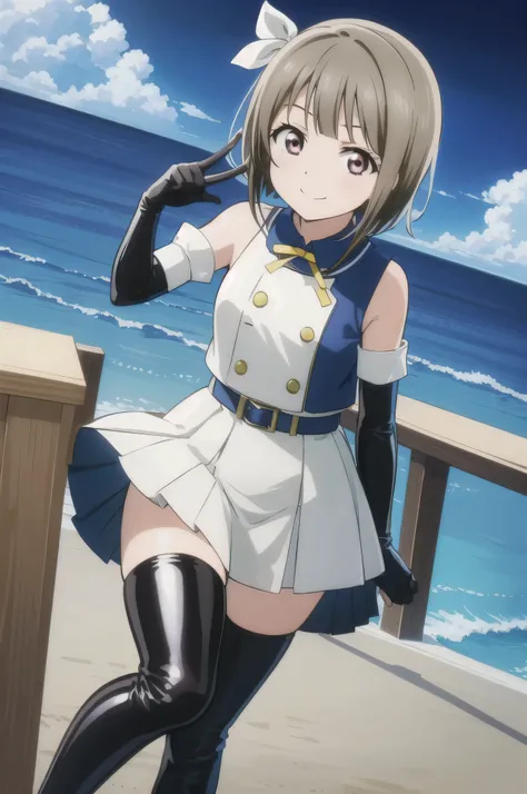 (highest quality, masterpiece:1.2), One girl, alone, cute, View Viewer, , Cowboy Shot
,nakasu kasumi, nijigasaki academy ,smile bad,smile worst,smile evil,evil smile,,shaded face,short hair,two hands,two legs,latex,latex finger,elbow gloves,thighhigh boots...