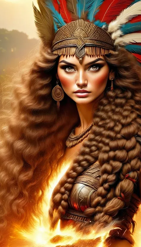 Amazonian Warrior Woman