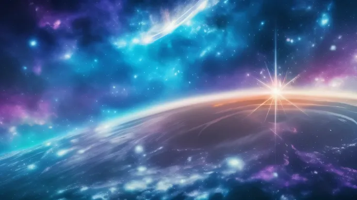 Para um fundo (bg) more impactful and cohesive with the campaign theme and the already established aesthetic, considere os seguintes elementos:
Cosmic or Galactic Pattern:
Cores: Tons de azul, roxo e preto para harmonizar com o efeito de halo ao redor da...