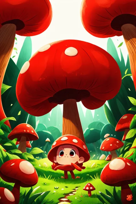 red mushroom Monster