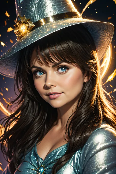 portrait Tiffani Thiessen the good witch, the wizard of oz. 36k resolution