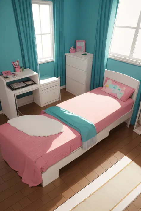 simple room girly room