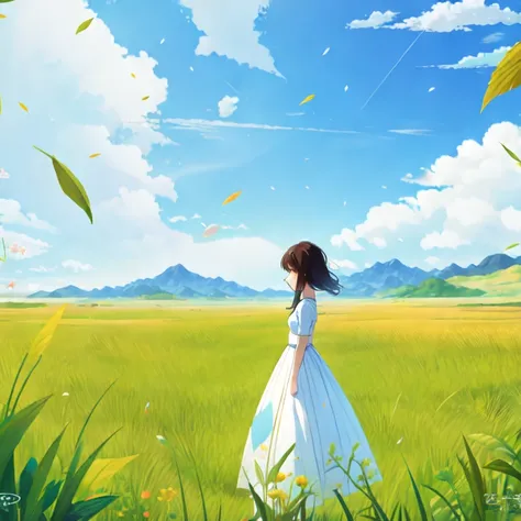 blue sky girl