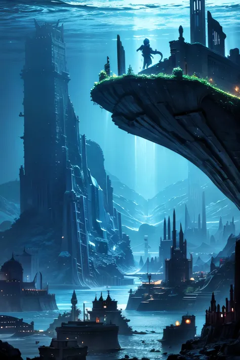 A city lost in the deep sea，The legendary Atlantis，Undersea civilization