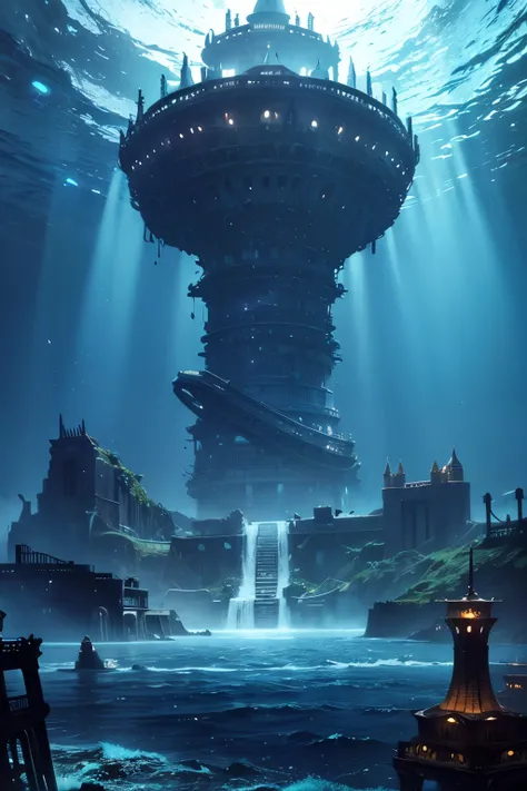 A city lost in the deep sea，The legendary Atlantis，Undersea civilization