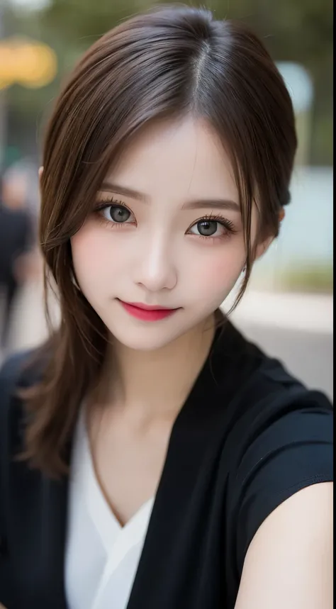 Tabletop, highest quality, shape, Very detailed, finely, High resolution, 8k wallpaper, 完璧なダイナミックな構shape, Beautiful and exquisite,ランダムなcute髪,,Natural color lip、20-year-old girl、cute、Looking into the camera,Always blur the background,Perfect and beautiful f...