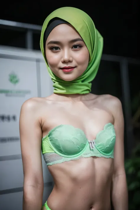 ((SARAH BANKS)), G-STRING & THONG, (from behind out) seductive pose, ((Flat Chest:1.2)), (Happy smile), (((HIJAB MALAY GIRL))), masutepiece, High quality, UHD 32K, Realistic face, Realistic skin feeling , A Japanese Lady, 58 years old matured lady, , Very ...