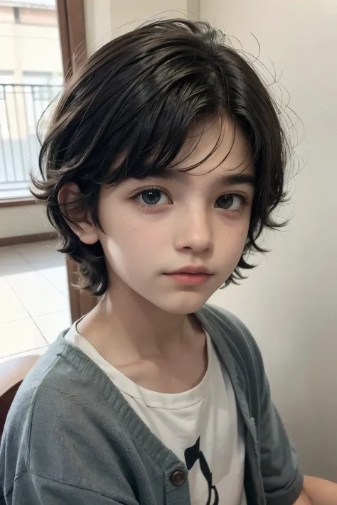 Menino loiro de 15 anos de idade cabelo loiro, cabelo curto repicado, bonito