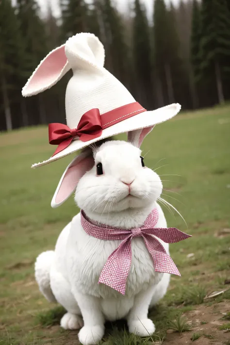 A rabbit in a hat 