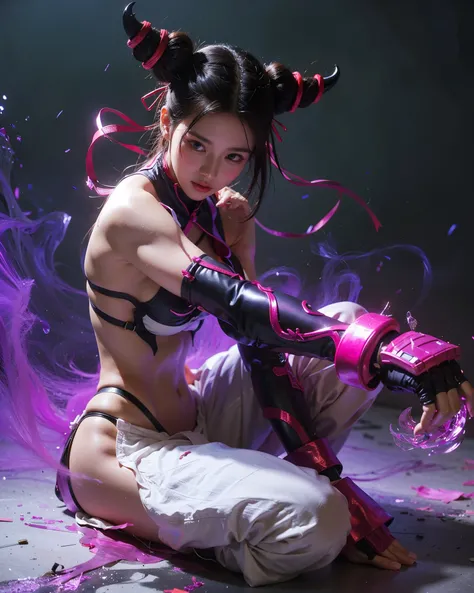 a close up of a girl  ,black hair,tan skin, big booobs ,  shadowbringers cinematic, 4 k detail fantasy, a beautiful fantasy empress, game cg, xianxia fantasy, xianxia hero, 2. 5 d cgi anime fantasy artwork, cinematic goddess close shot, ruan jia and artger...