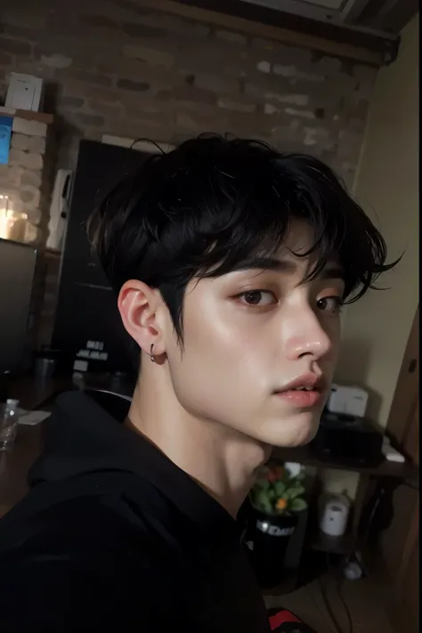 Arafed man with neck and neck tattoo., Kim Doyoung, cai xukun, Jinyoung Shin, ulzzang masculino, hyung tae, kanliu666, Jungkook, inspirado em Bian Shoumin, headshot imagem de perfilture, Hong junho hyung, 1 7 anos - idade de rosto fino, taejune kim, imagem...
