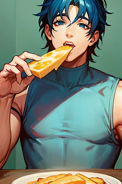 Jonathan Joestar eating