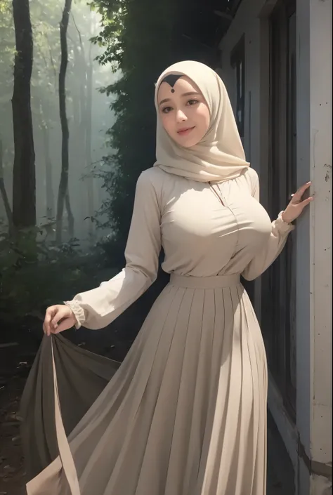 Hijab big breast realistic