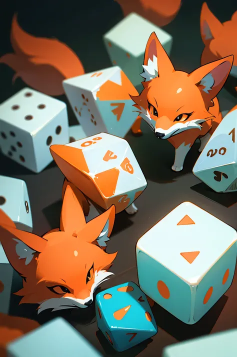 dice with foxes
