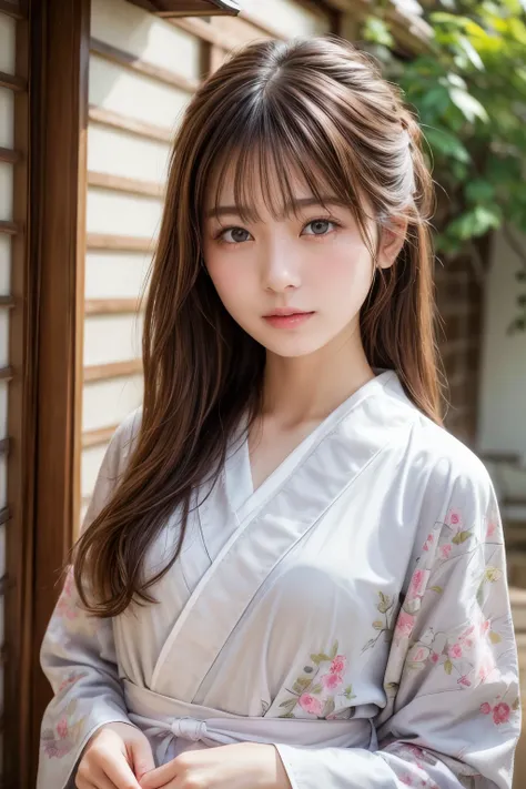 Top image quality、8K、​masterpiece：1.3))、Realistic high-quality photos、top-quality、girl cute-fine face、20 years old beautiful Japan girl、Photo of slim  model、Beautiful girl model、young japanese girl、Young cute face、japanaese girl、20-year-old female model、Be...