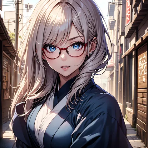 (1girl:1.3), Masterpiece, Best quality, amazing beauty, [[3D]], 4K, absurdres, finely detail, super detailed eye, perfect anatomy, official art, cinematic lighting, BREAK, Island, silky long hair, long braid, white hair, super shiny detailed blue eyes, big...