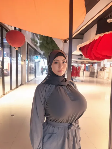 Hijab big breast realistic